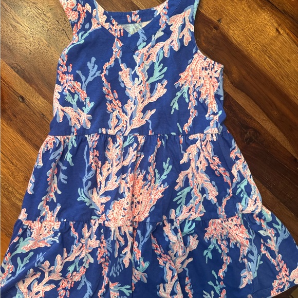 Lilly Pulitzer Blue Coral Kids Dress - Picture 1 of 2